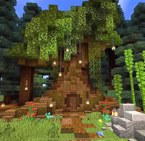 how to make a treehouse in minecraft.